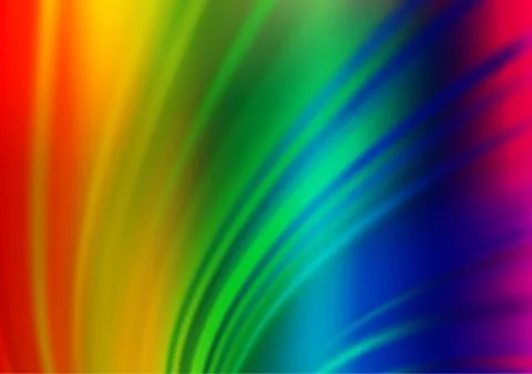 Light Multicolor, Rainbow vector blur pattern. Stock Illustration