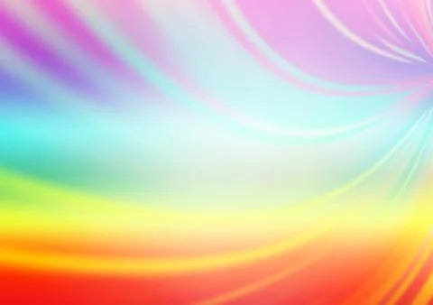 Light Multicolor, Rainbow vector blur pattern. 스톡 일러스트
