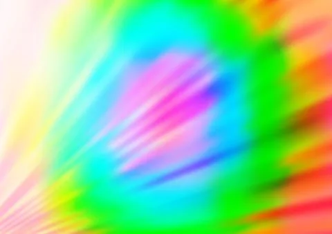 Light Multicolor, Rainbow vector blur pattern. Stock Illustration