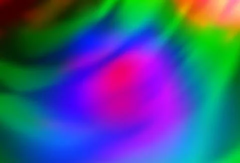 Light Multicolor, Rainbow vector blurred bright pattern. Stock Illustration
