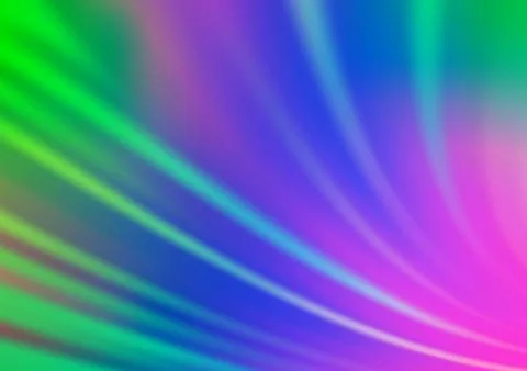 Light Multicolor, Rainbow vector blurred shine abstract pattern. Stock Illustration
