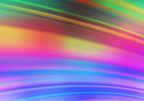 Light Multicolor, Rainbow vector blurred shine abstract pattern. Stockillustratie