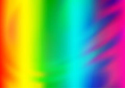 Light Multicolor, Rainbow vector blurred shine abstract pattern. Stock Illustration