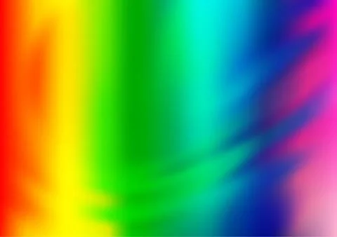 Light Multicolor, Rainbow vector blurred background. イラスト素材