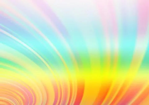 Light Multicolor, Rainbow vector blurred bright background. Stock Illustration
