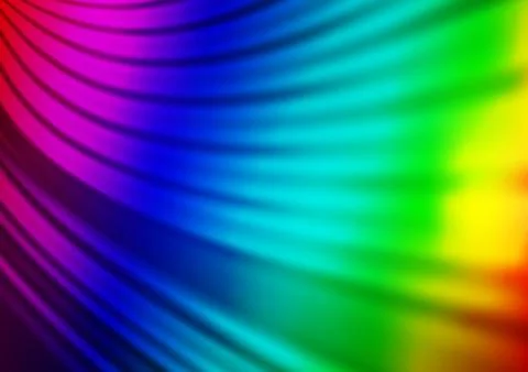 Light Multicolor, Rainbow vector blurred bright template. Illustrazione stock