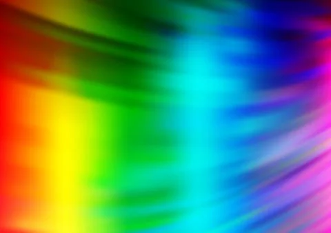 Light Multicolor, Rainbow vector blurred bright background. Stock Illustration
