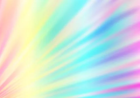 Light Multicolor, Rainbow vector blurred shine abstract pattern. Stock Illustration
