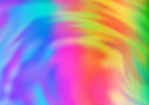 Light Multicolor, Rainbow vector blurred shine abstract pattern. イラスト素材