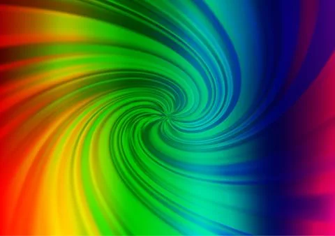 Light Multicolor, Rainbow vector blurred shine abstract pattern. Stock Illustration