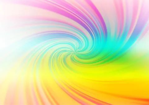 Light Multicolor, Rainbow vector blurred bright pattern. Stock Illustration