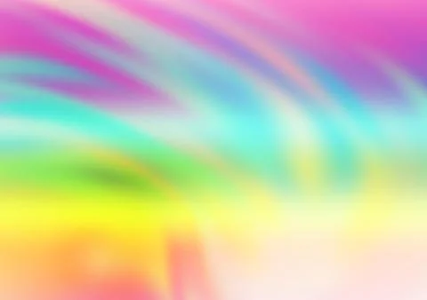 Light Multicolor, Rainbow vector blurred shine abstract pattern. Stock Illustration