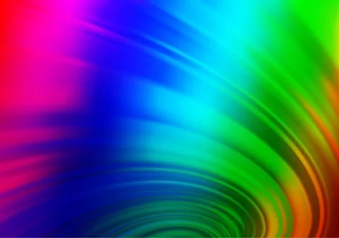 Light Multicolor, Rainbow vector blurred shine abstract pattern. Stock Illustration