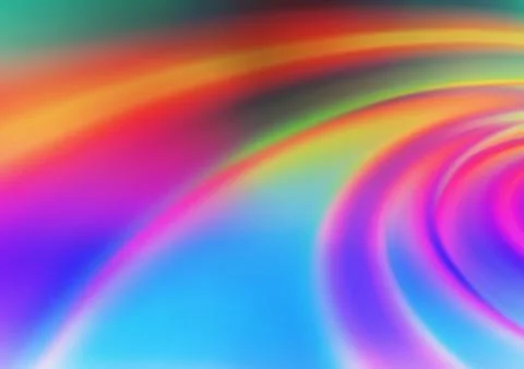 Light Multicolor, Rainbow vector blurred shine abstract background. 스톡 일러스트