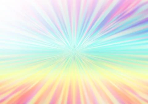 Light Multicolor, Rainbow vector blurred bright pattern. Stock Illustration