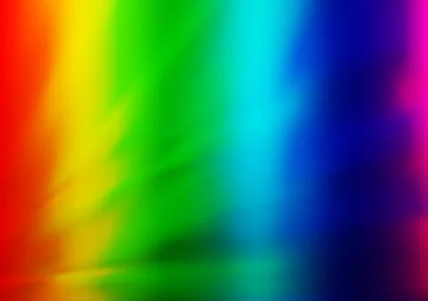 Light Multicolor, Rainbow vector blurred shine abstract pattern. Stock Illustration