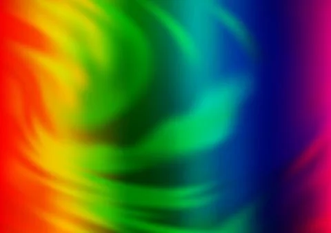 Light Multicolor, Rainbow vector blurred bright pattern. Stockillustratie