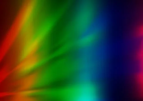 Light Multicolor, Rainbow vector blurred shine abstract pattern. Stock Illustration