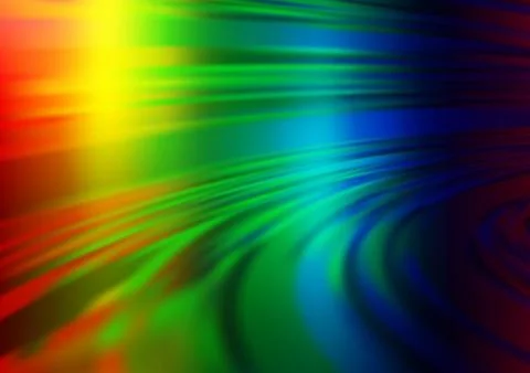 Light Multicolor, Rainbow vector blurred background. Stock Illustration