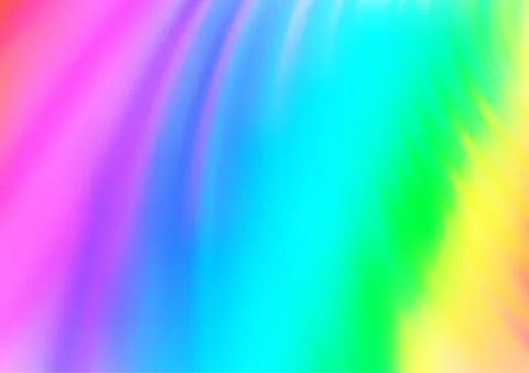 Light Multicolor, Rainbow vector blurred bright pattern. Stock Illustration