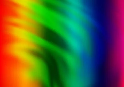 Light Multicolor, Rainbow vector blurred shine abstract pattern. Stock Illustration