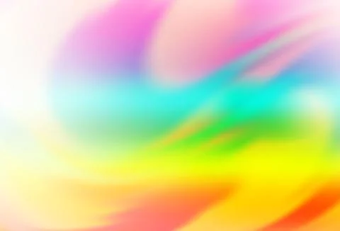 Light Multicolor, Rainbow vector blurred shine abstract background. Stock Illustration