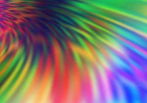 Light Multicolor, Rainbow vector blurred bright pattern. Stockillustratie