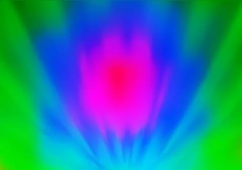 Light Multicolor, Rainbow vector blurred bright pattern. Stock Illustration