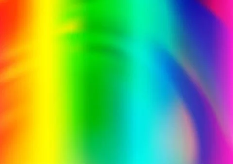 Light Multicolor, Rainbow vector blurred bright pattern. Stock Illustration