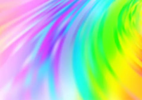 Light Multicolor, Rainbow vector blurred shine abstract pattern. Illustrazione stock