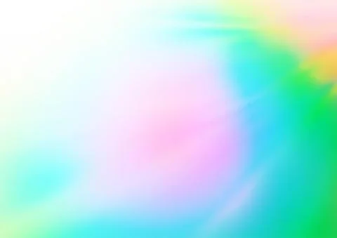 Light Multicolor, Rainbow vector blurred bright background. Stock Illustration