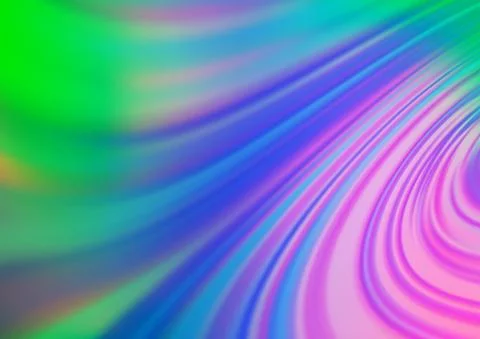 Light Multicolor, Rainbow vector blurred shine abstract pattern. Stockillustratie