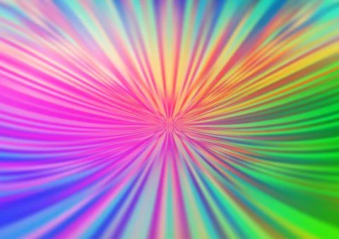 Light Multicolor, Rainbow vector blurred bright pattern. Stock Illustration
