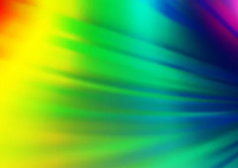 Light Multicolor, Rainbow vector blurred background. Stock Illustration