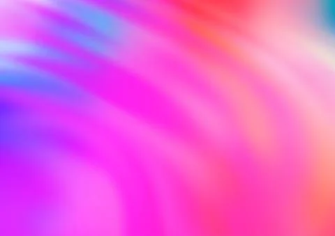 Light Multicolor, Rainbow vector blurred bright template. Stock Illustration