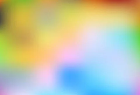 Light Multicolor, Rainbow vector blurred bright background. Stock Illustration
