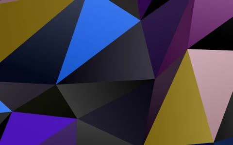 Light Multicolor, Rainbow vector blurry triangle template. イラスト素材