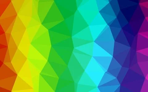 Light Multicolor, Rainbow vector blurry triangle texture. 스톡 일러스트