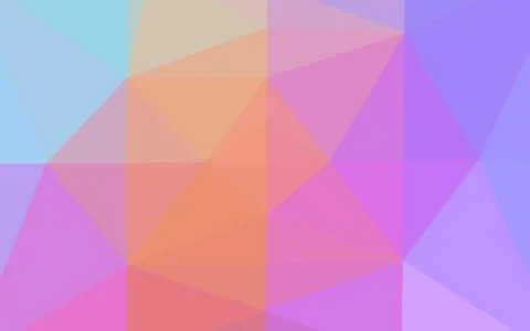 Light Multicolor, Rainbow vector blurry triangle pattern. Illustrazione stock