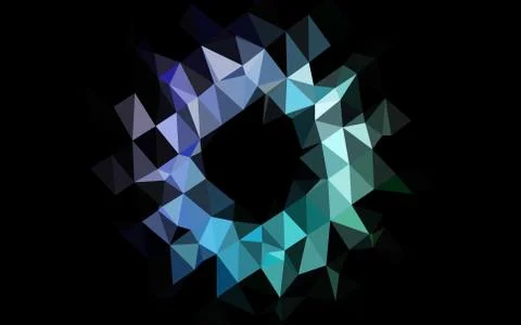 Light Multicolor, Rainbow vector blurry triangle pattern. 스톡 일러스트