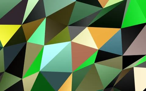 Light Multicolor, Rainbow vector blurry triangle pattern. Stock Illustration