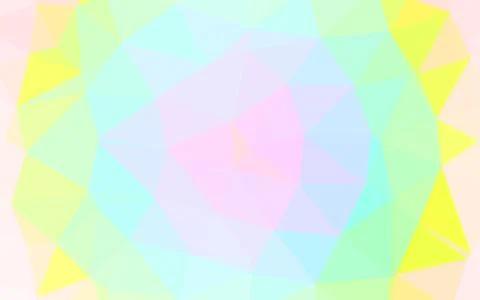 Light Multicolor, Rainbow vector blurry triangle texture. Stock Illustration