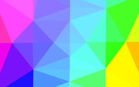 Light Multicolor, Rainbow vector blurry triangle pattern. 스톡 일러스트