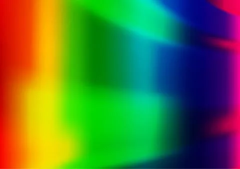 Light Multicolor, Rainbow vector bokeh pattern. Stock Illustration