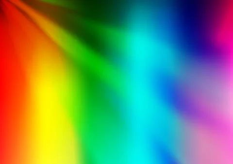 Light Multicolor, Rainbow vector bokeh template. Stock Illustration
