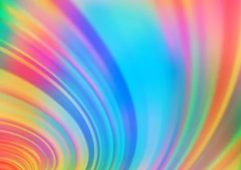 Light Multicolor, Rainbow vector bokeh and colorful pattern. Stock Illustration