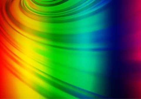 Light Multicolor, Rainbow vector bokeh and colorful pattern. Stock Illustration