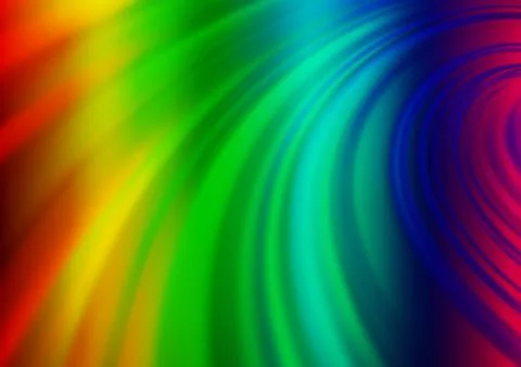 Light Multicolor, Rainbow vector bokeh pattern. Stock Illustration