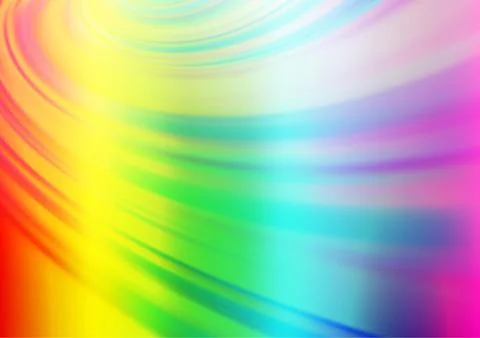 Light Multicolor, Rainbow vector bokeh pattern. Stock Illustration
