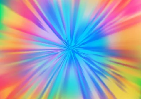 Light Multicolor, Rainbow vector bokeh pattern. Stock Illustration